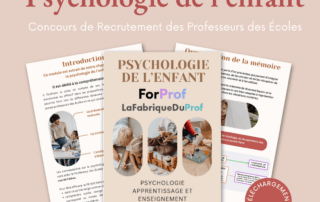 Guide psychologie de l'enfant